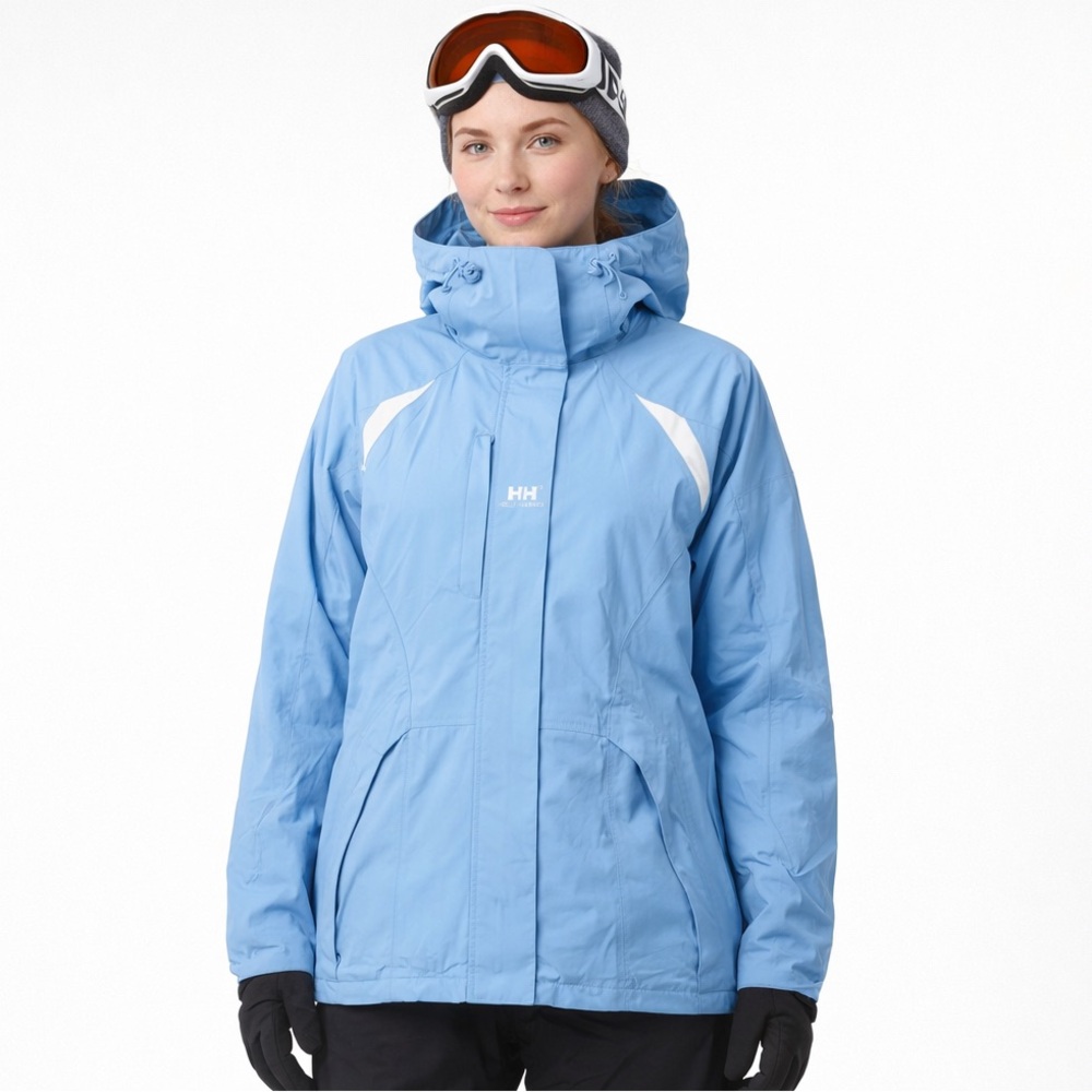 Helly Hansen RARE Y2K 2000's Horizon Jacket Waterproof 3-in-1 Bluejay 58175 Sz L - Picture 1 of 16